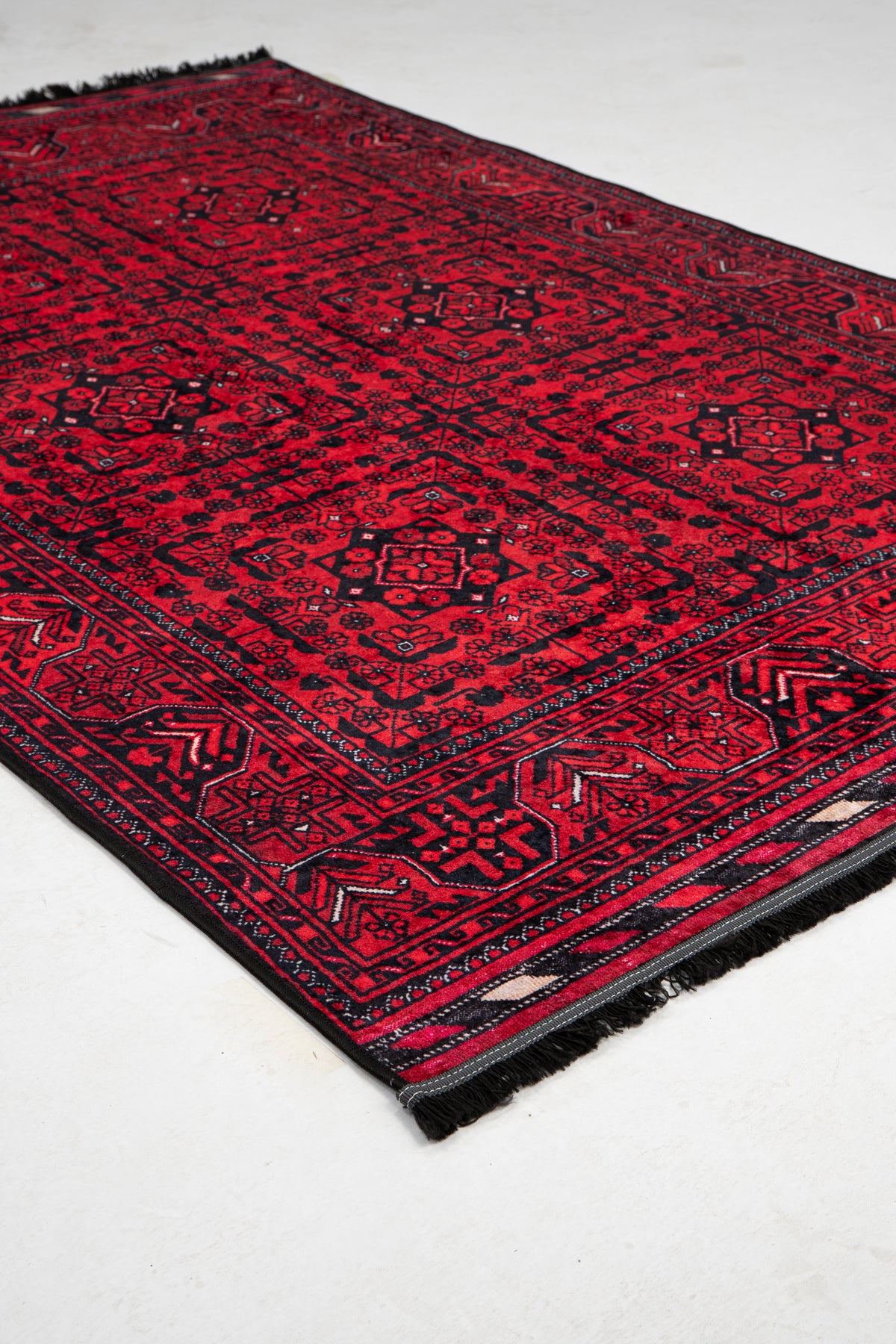 Miras Motifli Dijital Baskı Kaymaz Taban Makinede Yıkanabilir Halı